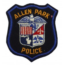 United States Allen Park Police Cloth Patch Badge