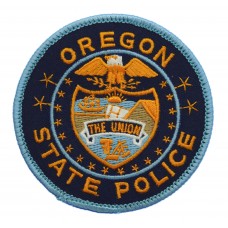 United States Oregon State Police Cloth Patch Badge