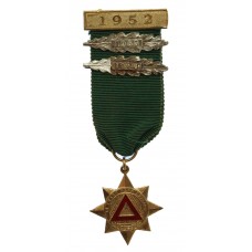 Royal Society for the Prevention of Accidents, 10 Year Safe Driving Medal 1952 with Two Bars