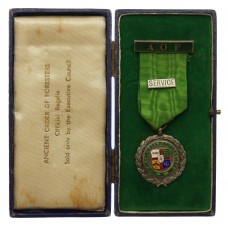 Ancient Order of Foresters Exemplary Service Medal 1938 In Box
