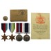 WW2 and Royal Navy Long Service & Good Conduct Medal Group of Four - Leading Steward J.A. Templeman, Royal Navy