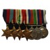 WW2 and Royal Navy Long Service & Good Conduct Medal Group of Seven - Shipwright Articifer 2nd Class N.A. Holding, Royal Navy