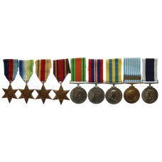 WW2 and Korean War Royal Navy Long Service & Good Conduct Medal Group of Nine - Regulating Petty Officer N. Hocking, Royal Navy