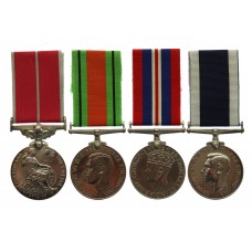 WW2 British Empire Medal (Military) and Royal Navy Long Service & Good Conduct Medal Group of Four - Petty Officer Telegraphist F.J.H. Mears, Royal Navy