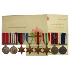 British Empire Medal (Military) and WW2 Operation Neptune Mentioned in Despatches Royal Navy LS&GC Medal Group of Eight - Chief Petty Officer Cook C.W. Hewison, Royal Navy