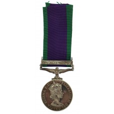 Campaign Service Medal (Clasp - Northern Ireland) - Pte. N.P.F. Thornton, Queen's Regiment