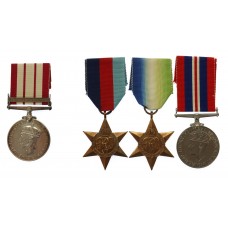 Naval General Service Medal (Clasp - Palestine 1936-39) with Sons WW2 Medals - Petty Officer A. Pelling, Royal Navy