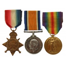 WW1 1914-15 Star Medal Trio - Chief Motor Mechanic A.A. Usher, Royal Naval Volunteer Reserve