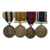 WW2 King’s Police and Fire Service Medal for Gallantry Group of Four - Inspector H.P. Withers, Lincolnshire Constabulary