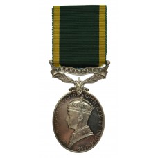 George VI Territorial Efficiency Medal - Dvr. A.S. Mason, Royal A