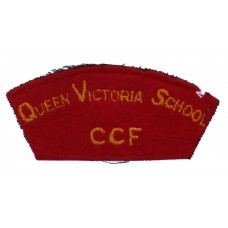Queen Victoria School C.C.F. Cloth Shoulder Title