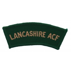 Lancashire ACF Cloth Shoulder Title