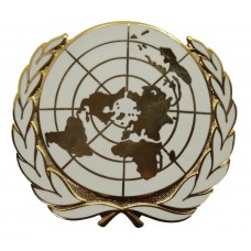 United Nations UN Peace Keeping Force Beret Badge