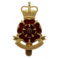 Queen's Lancashire Regiment Enamelled Cap Badge