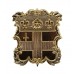 Christchurch Hospital School C.C.F. Anodised (Staybrite) Cap Badge