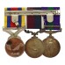 General Service Medal (Clasp - Malaya) and RAF Long Service & Good Conduct Medal Group of Three - Sgt. D.W. Bower, Royal Air Force