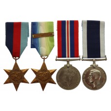 WW2 and Royal Navy Long Service & Good Conduct Medal Group of Four - Chief Petty Officer Telegraphist J.W. Gouldthorpe, Royal Navy