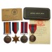 WW1 British War Medal, WW2 1939-45 Star, War Medal 1939-45 and Imperial Service Medal Group of Four - W.H. Parrott, HM Dockyard, Portsmouth