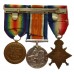 WW1 1914-15 Star Medal Trio - Pte. G. Woodbridge, Army Service Corps