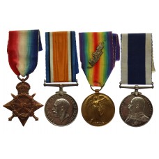 WW1 Gallipoli Mentioned in Despatches 1914-15 Star Trio and RN Long Service & Good Conduct Medal Group of Four - Chief Petty Officer W.J. Criddle, Royal Navy