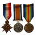 WW1 1914-15 Star Medal Trio - Probationary Flight Officer C.W.D. Outred, Royal Naval Air Service (formerly Able Seaman, RNVR)