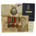 WW1 Mercantile Marine Medal Group with Mine Clearance Service Badge & Original Documents - S.Lt. Stanley Hugo Robert Burgess