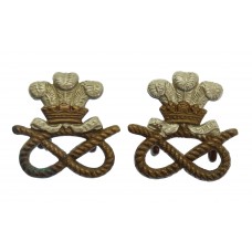Pair of North Staffordshire Regiment Collar Badges