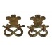 Pair of North Staffordshire Regiment Collar Badges