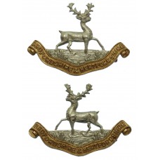 Pair of Bedfordshire & Hertfordshire Regiment Collar Badges