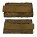 Pair of Royal West African Frontier Force RWAFF WW2 Cloth Slip on Shoulder Titles and Photos