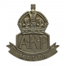 WW2 Air Raid Precautions (A.R.P.) Malta Badge