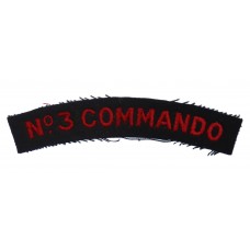 No.3 Commando WW2 Cloth Shoulder Title