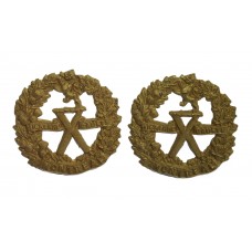 Pair of Canadian Montreal Cadets Collar Badges