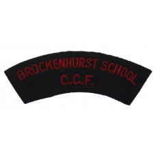 Brockenhurst School C.C.F. Cloth Shoulder Title