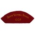 Queen Victoria School C.C.F. Cloth Shoulder Title