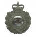 Devon Constabulary Wreath Helmet Plate - Queen's Crown