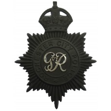 George VI Rochester City Police Helmet Plate - King's Crown (Missing one lug)