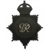 George VI Rochester City Police Helmet Plate - King's Crown (Missing one lug)