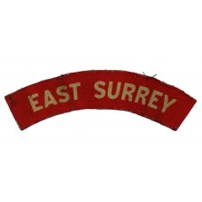 East Surrey Regiment (EAST SURREY) WW2 Printed Shoulder Title