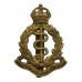 Royal Army Medical Corps (R.A.M.C.) Brass Cap Badge - King's Crown