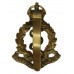 Royal Army Medical Corps (R.A.M.C.) Brass Cap Badge - King's Crown