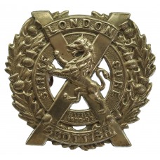 14th County of London Bn. (London Scottish) London Regiment Cap B