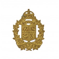 Canadian 7th/11th Hussars Collar Badge - King's Crown