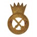 Royal Malay Regiment Officer's Gilt Cap Badge