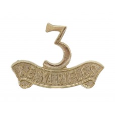 3rd Kenya Rifles Anodised (Staybrite) Cap Badge