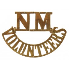 WW1 National Motor Volunteers VTC (NM/VOLUNTEERS) Shoulder Title