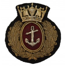 Merchant Navy Officer's Bullion Cap Badge