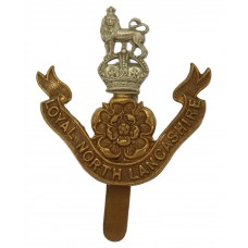 Loyal North Lancashire Regiment Cap Badge - King's Crown