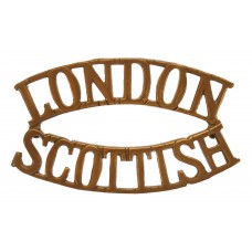 14th County of London Bn. London Regiment (LONDON/SCOTTISH) Shoul