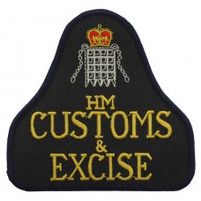 HM Customs & Excise Cloth Bell Patch Badge